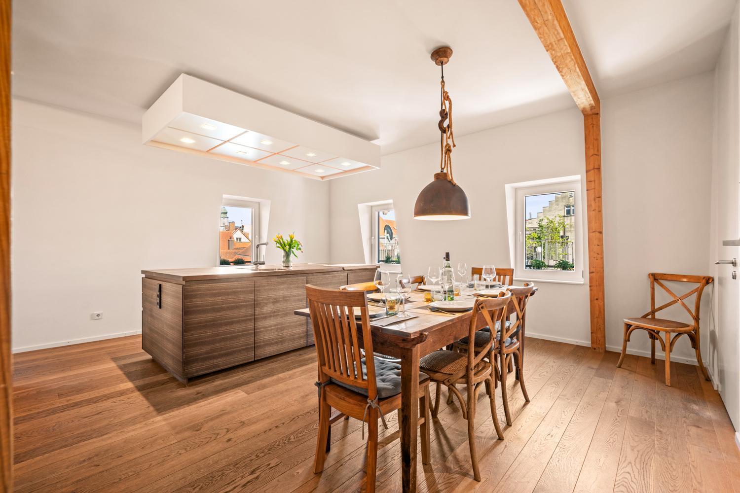 Ferienwohnung Insel-Loft - Maisonette Auf Der Insel, Exklusiv Mit Dachterrasse Lindau  Dış mekan fotoğraf